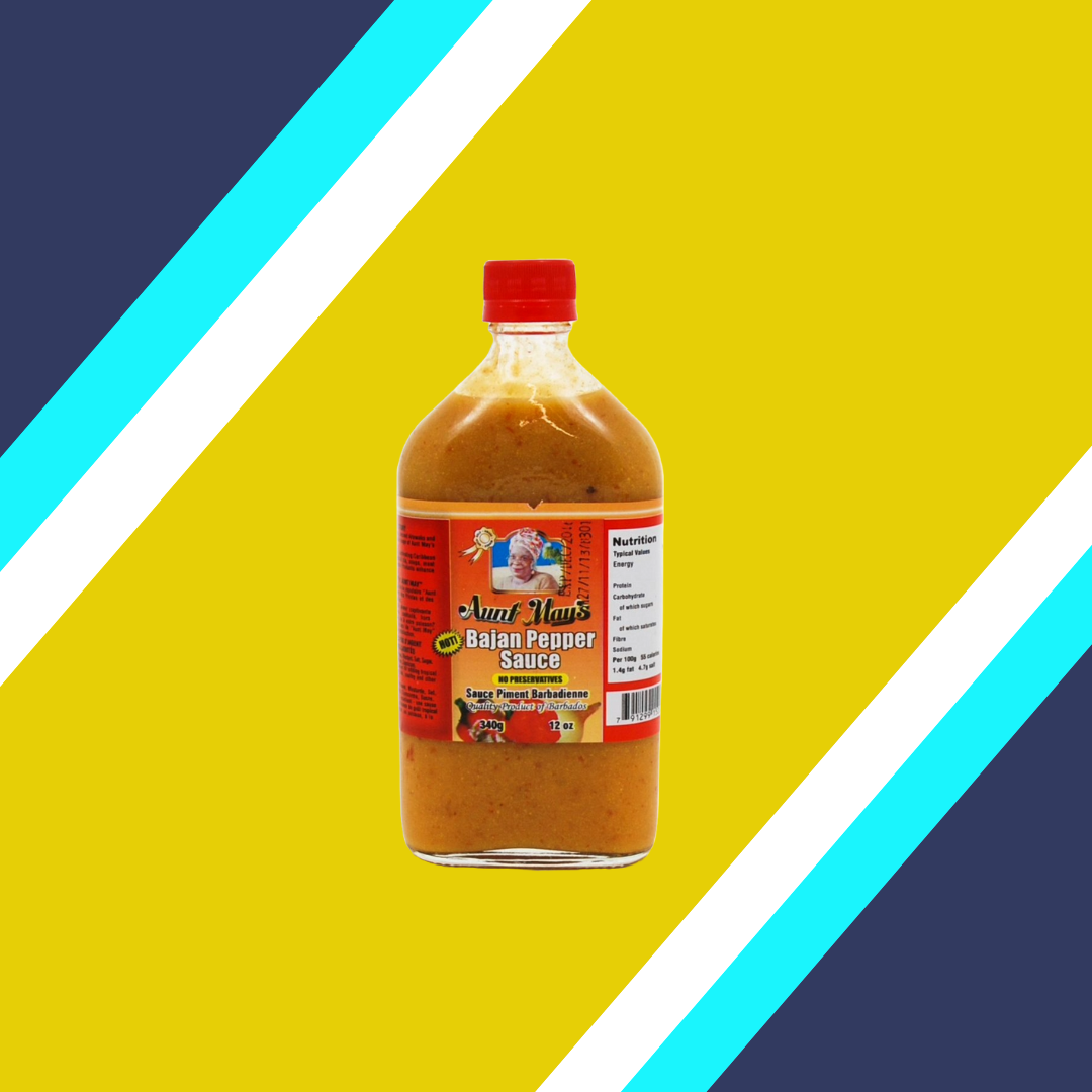 Aunt May's Bajan Pepper Sauce (12oz)